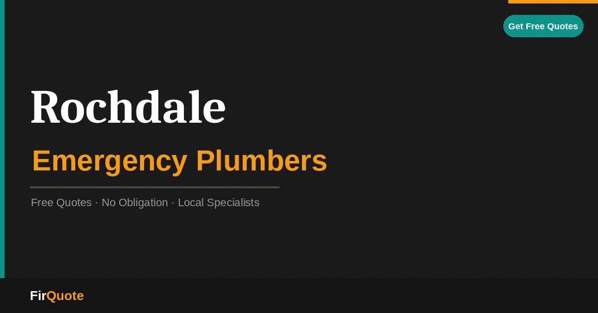 Rochdale Emergency Plumbers
