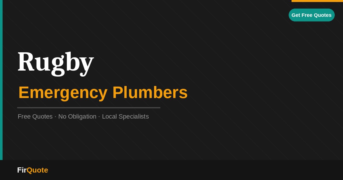 Rugby Emergency Plumbers