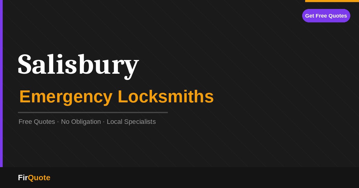 Salisbury Emergency Locksmiths