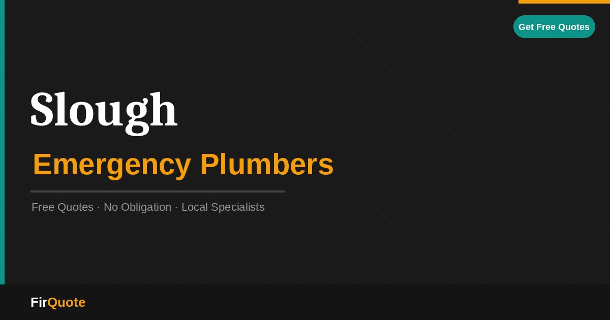 Slough Emergency Plumbers