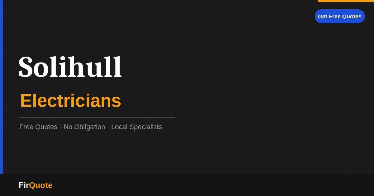 Solihull Electricians