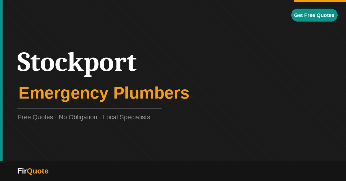 Stockport Emergency Plumbers