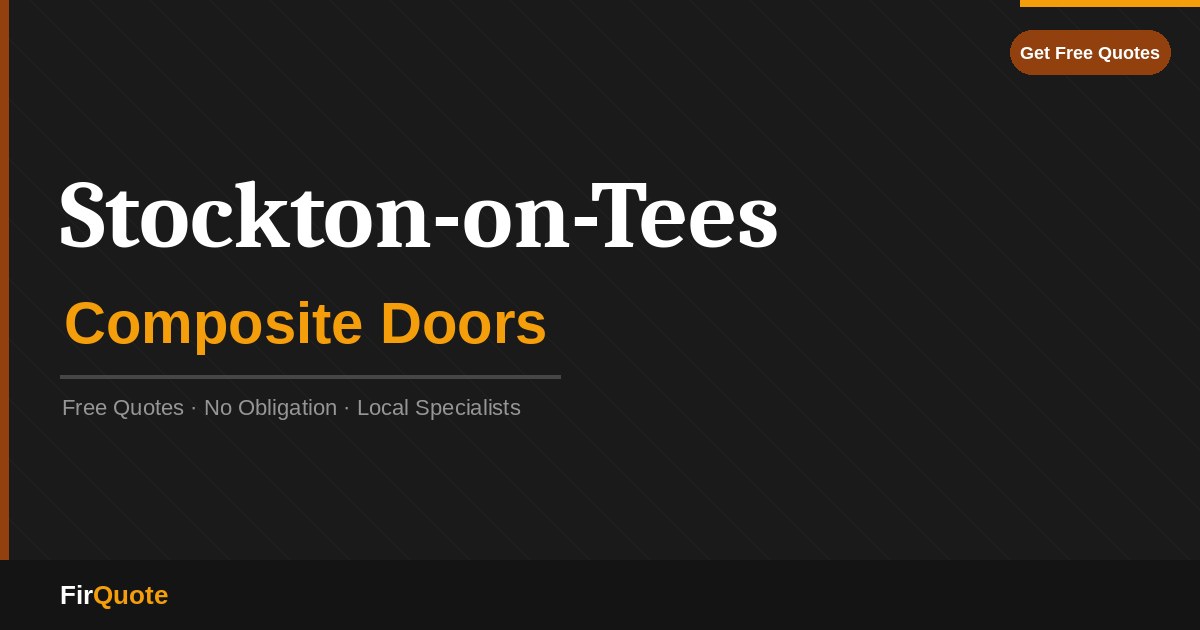 Stockton-on-Tees Composite Doors