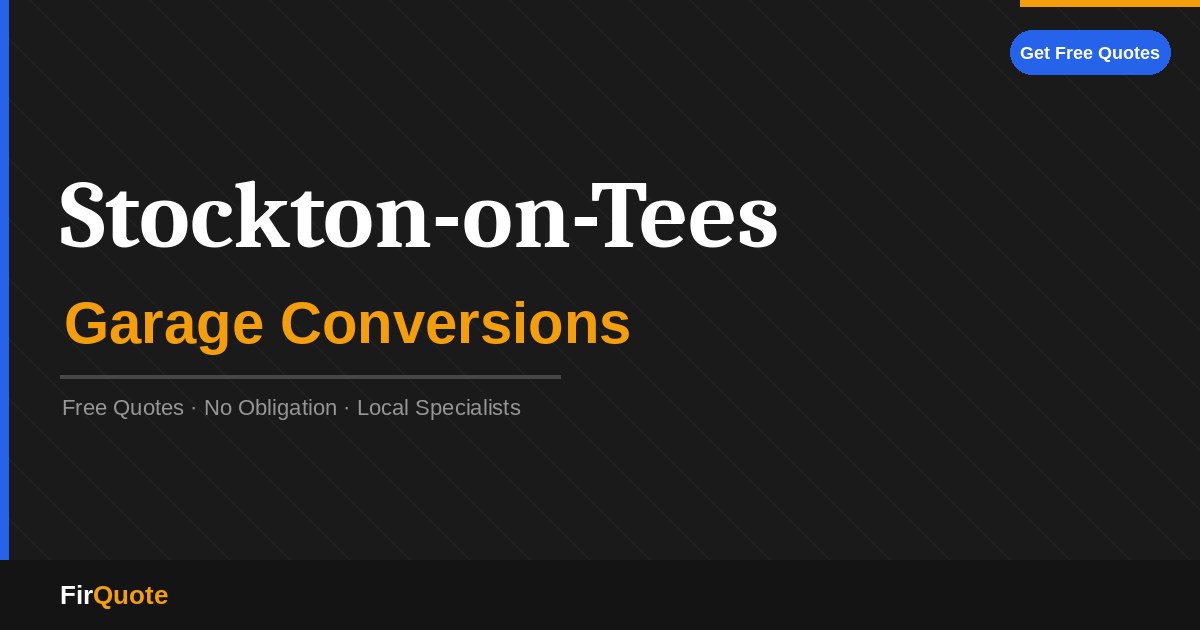 Stockton-on-Tees Garage Conversions