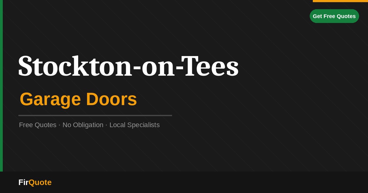 Stockton-on-Tees Garage Doors
