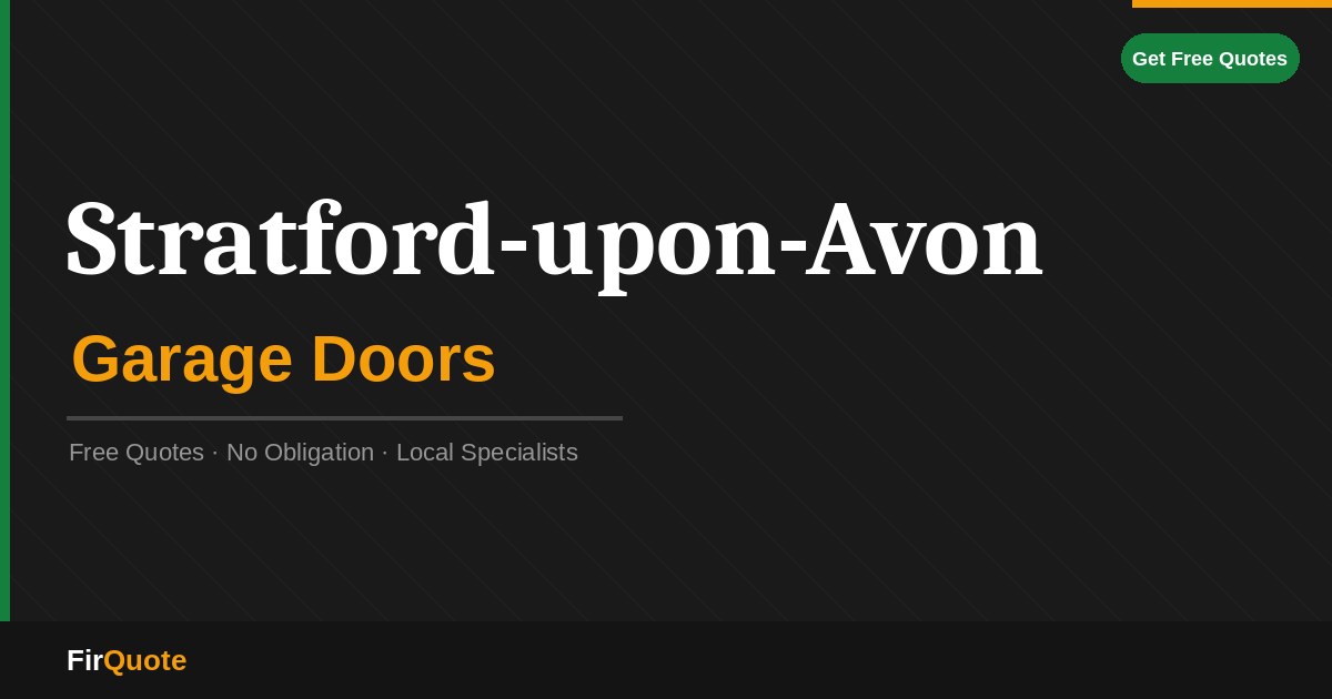 Stratford-upon-Avon Garage Doors