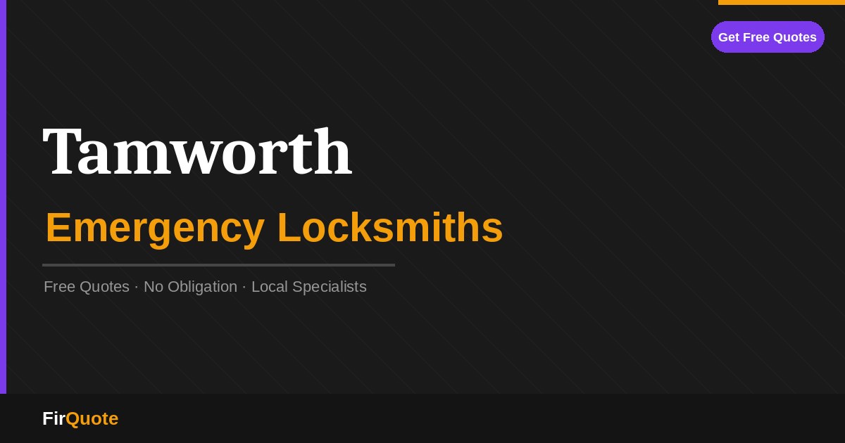 Tamworth Emergency Locksmiths