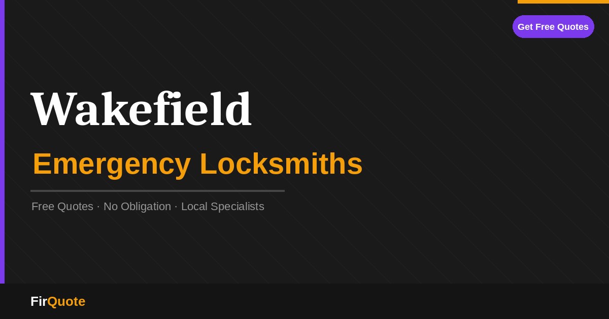 Wakefield Emergency Locksmiths