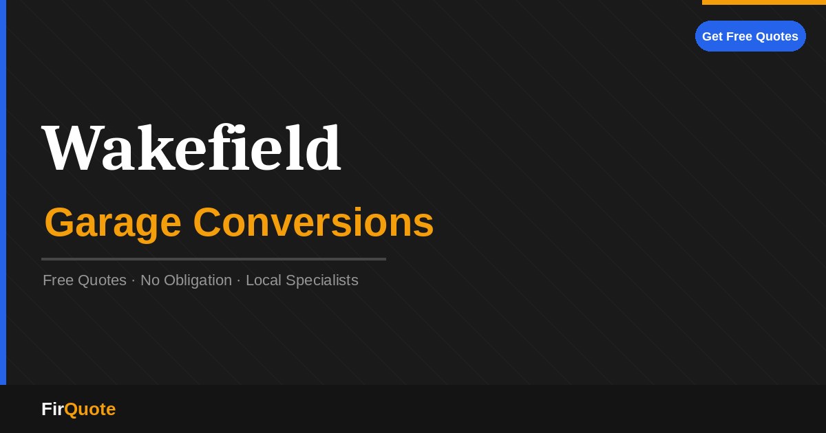 Wakefield Garage Conversions