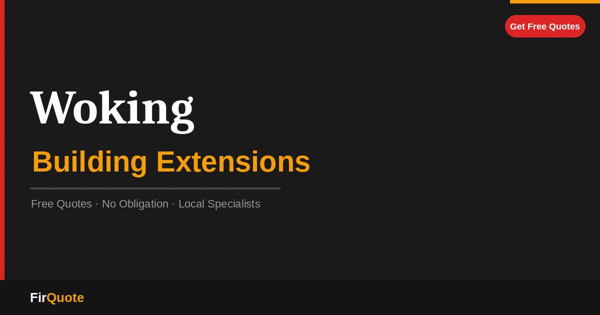 Woking Building Extensions