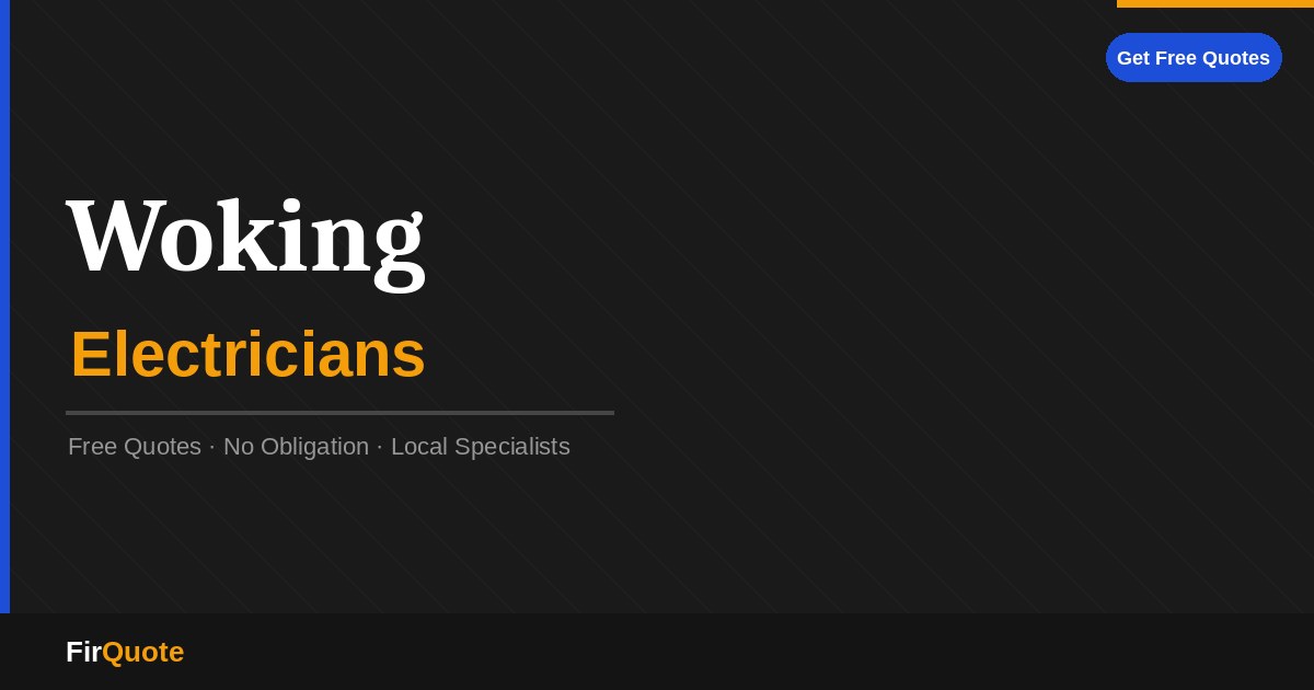 Woking Electricians