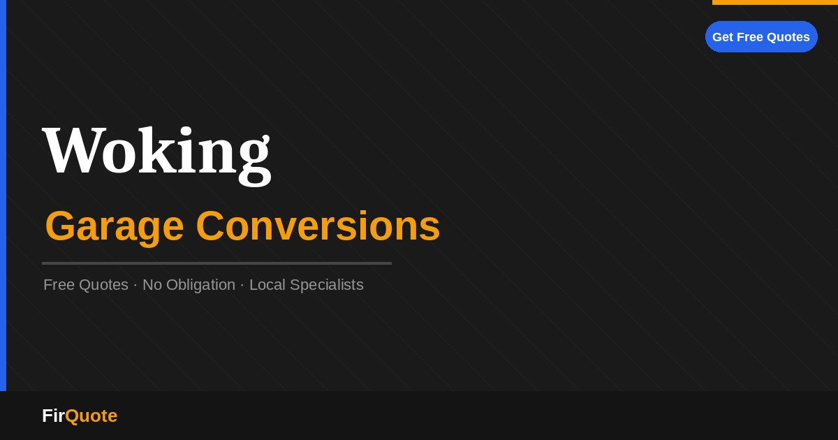 Woking Garage Conversions