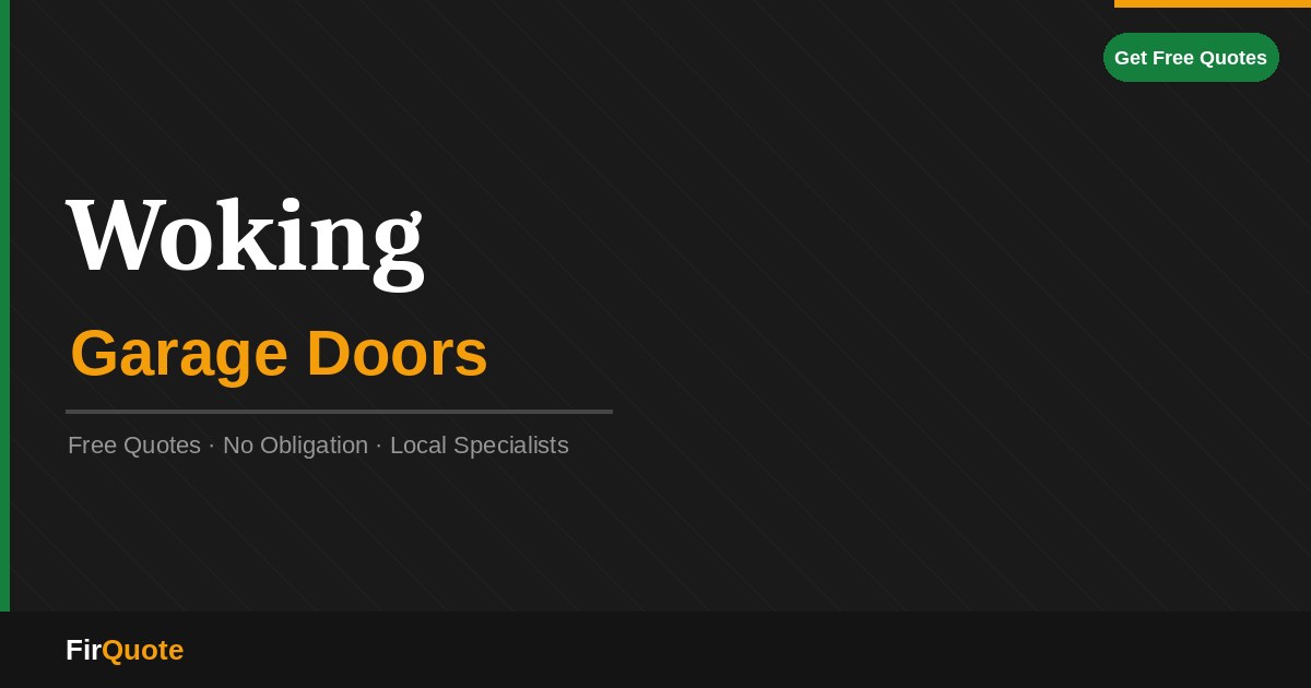 Woking Garage Doors