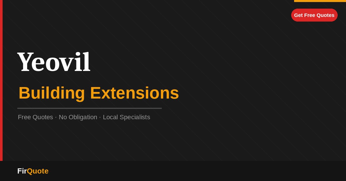 Yeovil Building Extensions